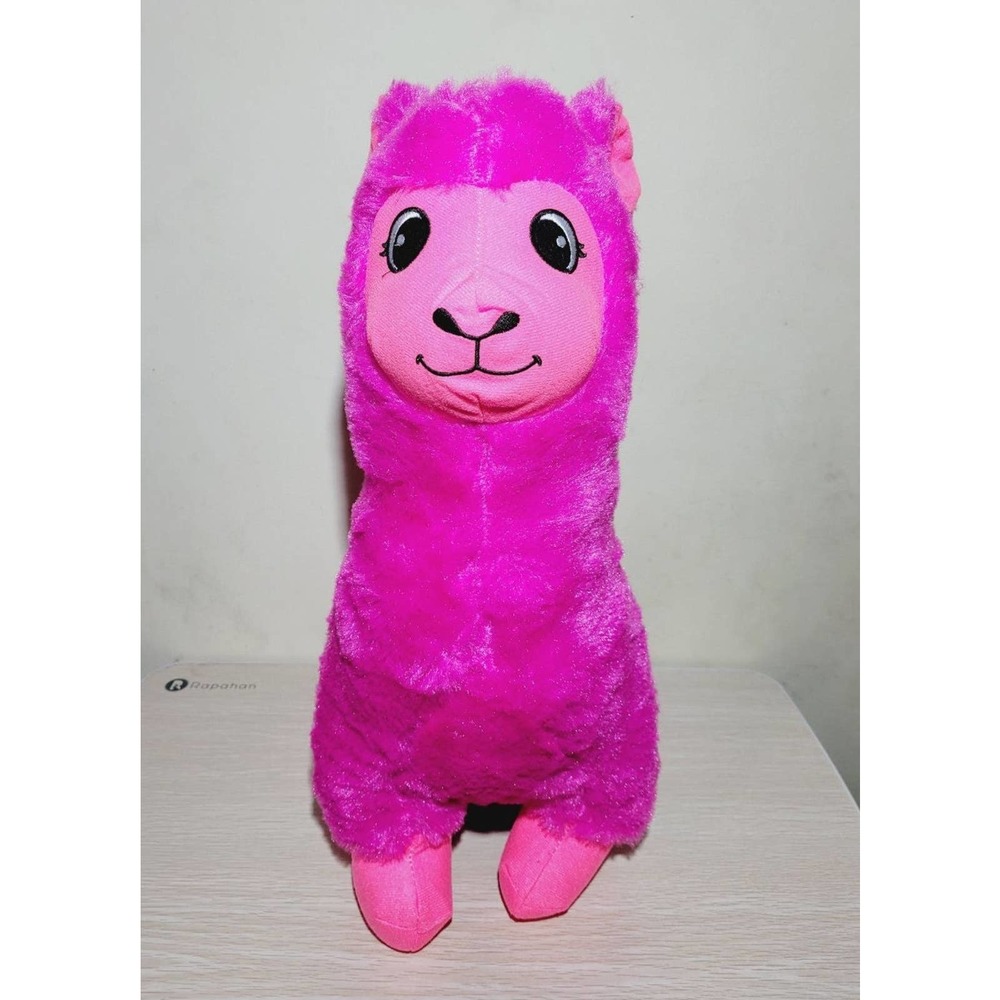 Rare Goffa Llama Hot pink Plush barn animal stuffed Plushie Valentines Day